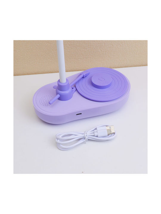 Lampa Reîncărcabilă LED De Iluminat De Birou În Culoare Violet