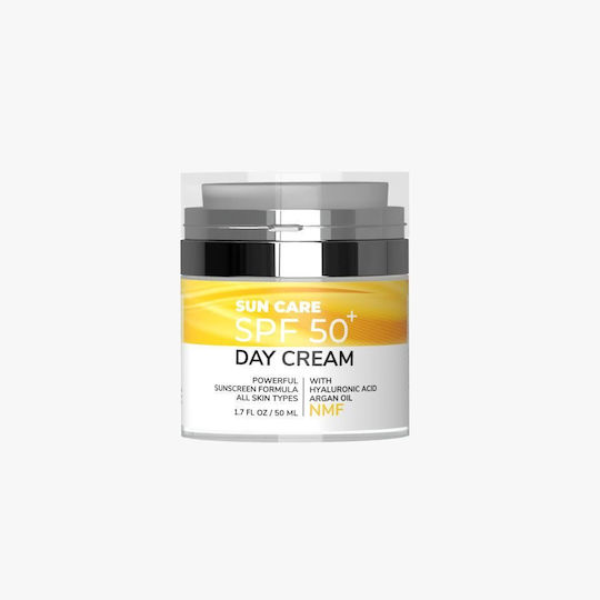 P. Kosmidis Light Cremă Hidratantă și Anti-îmbătrânire de Zi pentru Față 24h cu SPF50 cu Acid Hialuronic și Colagen 50ml