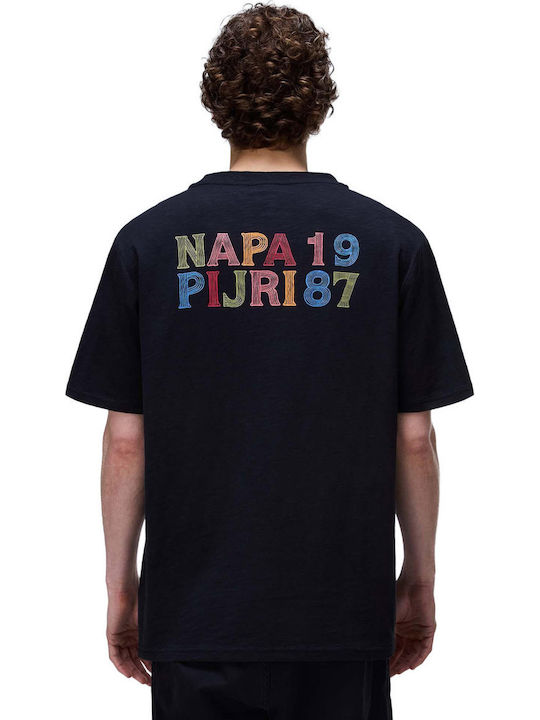 Napapijri T-shirt Μαύρο