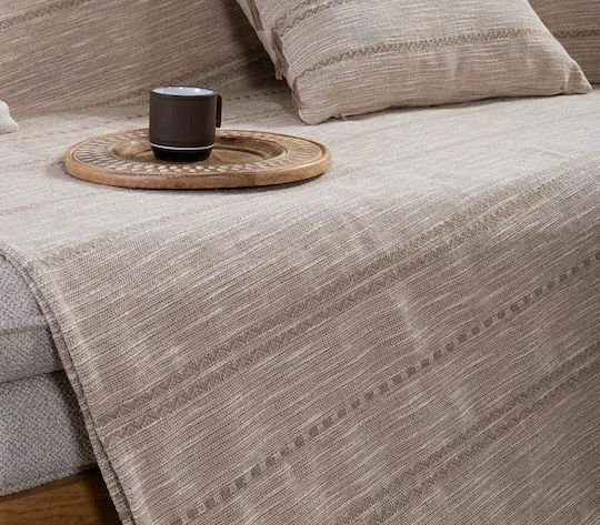 Nef-Nef Homeware Breeze Cuvertură Pentru Canapea De Fotoliu Jacquard Bej