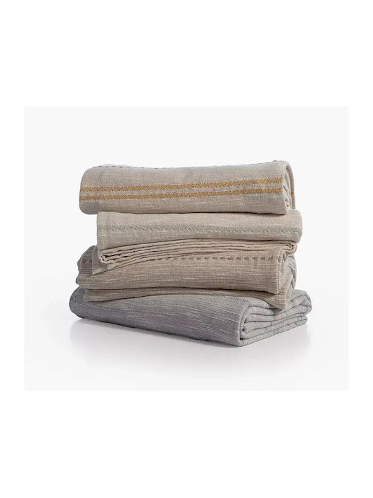 Nef-Nef Homeware Breeze Ριχτάρι Πολυθρόνας Ζακάρ Beige