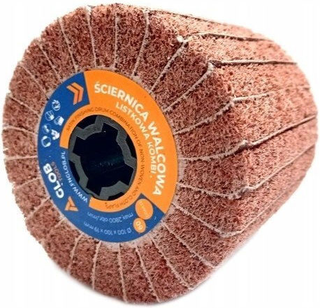 Glob Cylindrical Flap Wheel Glob Tools Kombi 100x100x19mm Satin Finisher