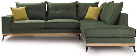 Lila Colțar Canapea Cu Colțul Stâng Alb 290x235cm