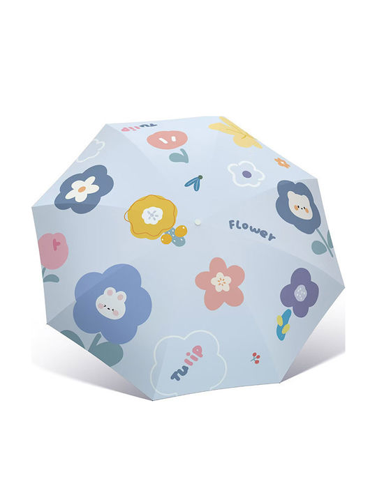 Kinderregenschirm Gebogener Handgriff Grün
