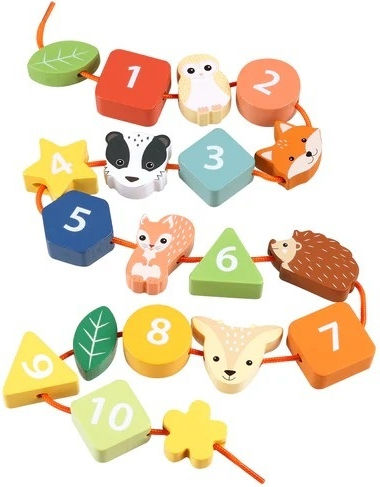 Orange Tree Toys Играчка за Дърпане на Въжета от Дърво за 3+ Месеца
