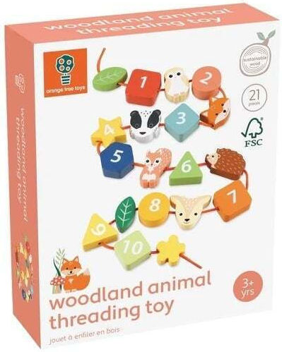 Orange Tree Toys Играчка за Дърпане на Въжета от Дърво за 3+ Месеца