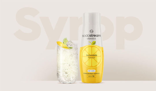 Sodastream Syrup Λεμονάδα Λεμόνι Χωρίς Ανθρακικό & Ζάχαρη σε Μπουκάλι 2077476 440ml