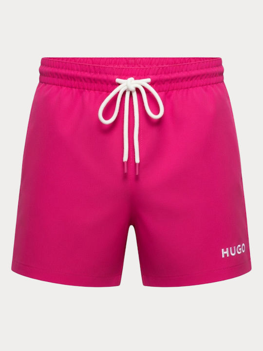 Haiti Men's Swimwear Shorts Medium Pink with Patterns
