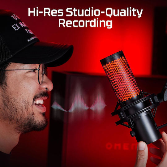 HyperX QuadCast 2 Πυκνωτικό Μικρόφωνο Επιτραπέζιο