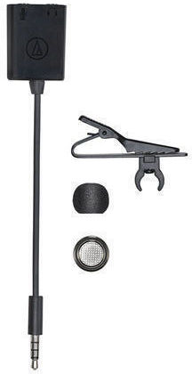 Audio Technica ATR3350xiS Kondensator (Kleine Membran) Mikrofon 3,5mm Πέτου, Clip On für Kamera