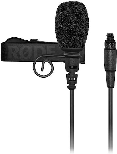 Rode RodeLink Lav Кондензатор (Малка диафрагма) Микрофон 3.5mm Πέτου, Clip On за Вокали в Черен Цвят