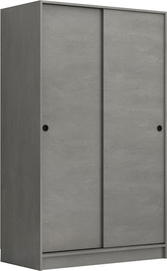 Double Door Sliding Regio 120x60x200cm Grey Concrete Double Door Sliding Regio 120x60x200cm Grey Concrete
