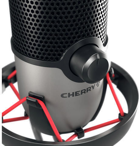 Cherry UM 6.0 Advanced Πυκνωτικό Μικρόφωνο USB Επιτραπέζιο, Shock Mounted