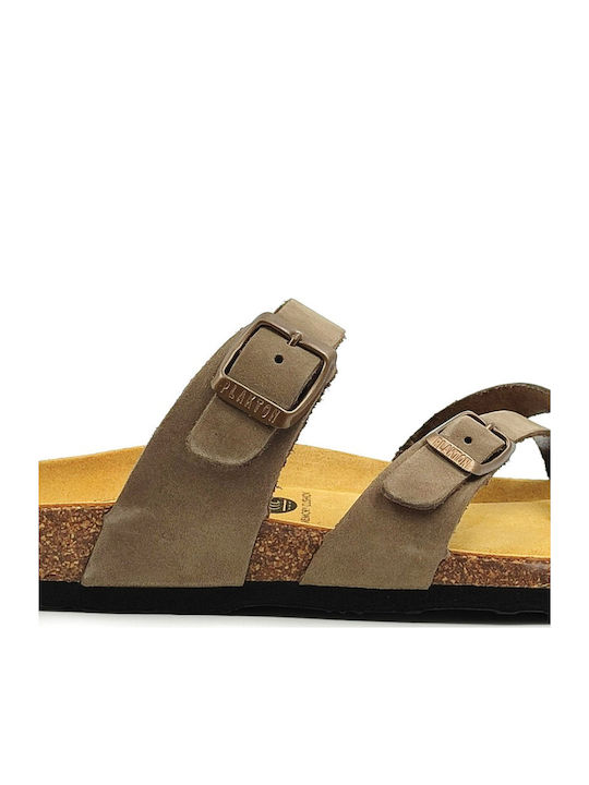 Leather Women's Anatomic Sandals Khaki