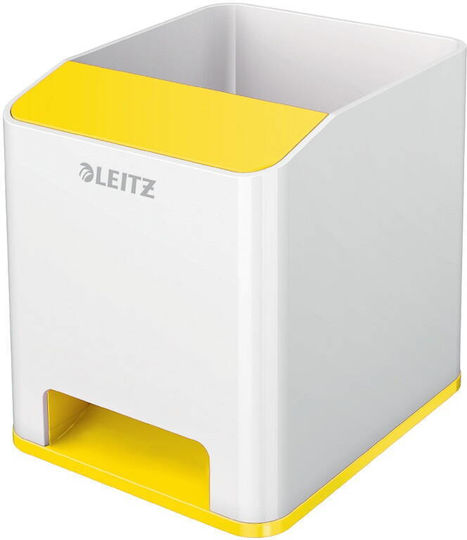 Leitz Suport Pentru Instrumente De Scris Accesorii Gsm Leitz Wow Amplificare Sunet Ps Culori Duale Alb-Galben