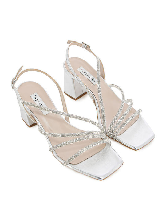 Damen Sandalen Silber