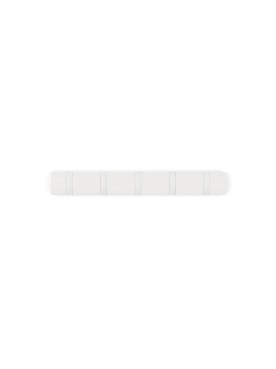 Umbra Wall Hanger Flip 5 Wooden 5 Hooks White 50.8x2.5x7.6cm