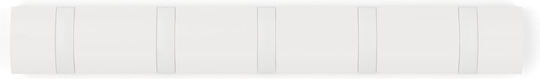 Umbra Κρεμάστρα Τοίχου Flip 5 Ξύλινη 5 Θέσεων Λευκή 50.8x2.5x7.6cm