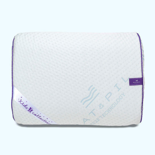 Mat&Pil Kinder Schlafkissen Memory-Schaum AirFreeze Pro Kids Classic Weiß 40x55cm