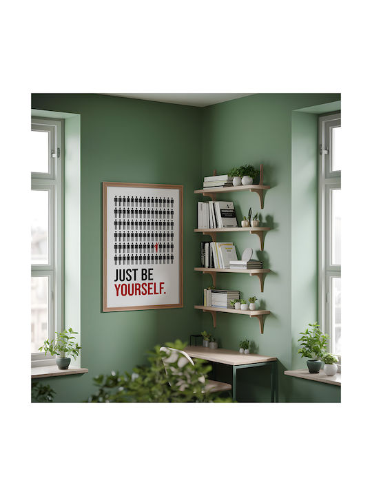 Quote Poster Just Be Yourself Pq185 30cm X 40cm