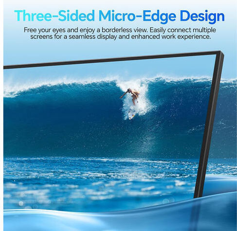 E2411K IPS HDR Монитор 24" FHD 1920x1080 144Hz с Време за Реакция 5мс GTG