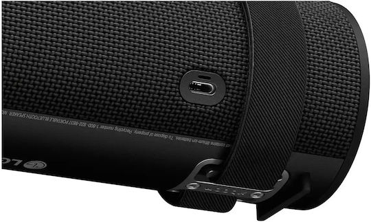 LG xboom Grab by will.i.am Waterproof Bluetooth Speaker 20W with Battery Life up to 20 hours Black