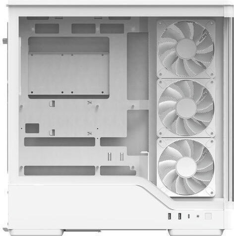 Aerocool P500A Геймърско Midi Tower Компютърна Кутия с ARGB Осветление Бяла