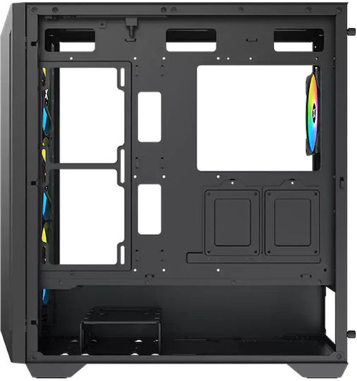 Xigmatek Master X II Pro Геймърско Midi Tower Компютърна Кутия с RGB Осветление Черна