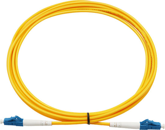 Optic Καλώδιο Οπτικής Ίνας LC/UPC-LC/UPC 3m Κίτρινο 10τμχ