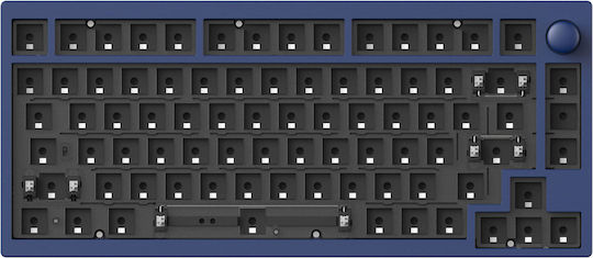 Keychron Lemokey P1 QMK/VIA P1P-O1 Gaming Technisches Tastatur 75% mit Keychron Super Red Schaltern und RGB-Beleuchtung Englisch (US) Blau