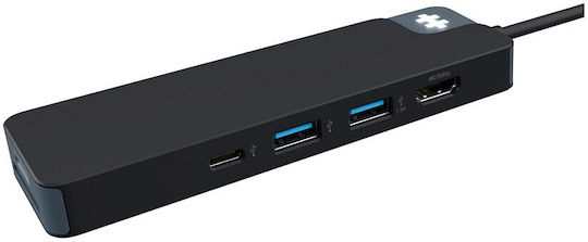 Docking Station Hyper Hyperdrive Flex 8 Port Usb-c Hub Black