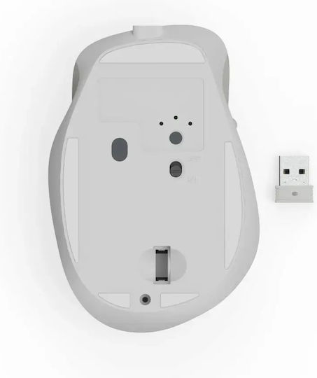 HAMA WM-500 Ασύρματο Εργονομικό Ποντίκι Λευκό