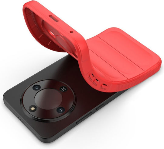 Back Cover Din Silicon Roșu (Honor Magic8 Lite, SKYDDAR INNOVATION)