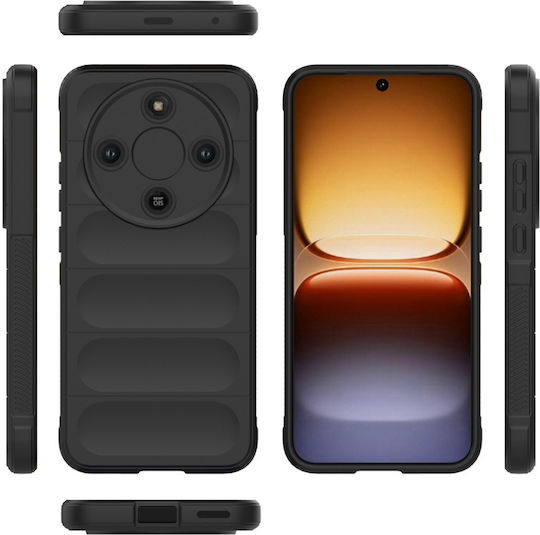 Back Cover Din Silicon Negru (Honor Magic8 Lite, SKYDDAR INNOVATION)