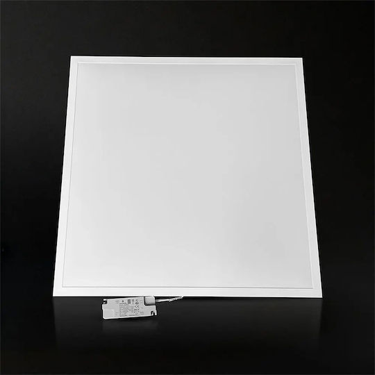 V-TAC Pătrat Încastrat Panou LED Putere 40W cu Alb Natural Lumini 60x60cm.