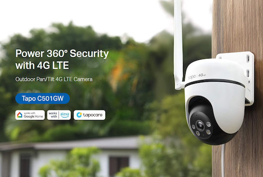 TP-LINK TAPO C501GW v2 IP Surveillance Camera 4G Full HD 1080p Waterproof with Two-Way Communication