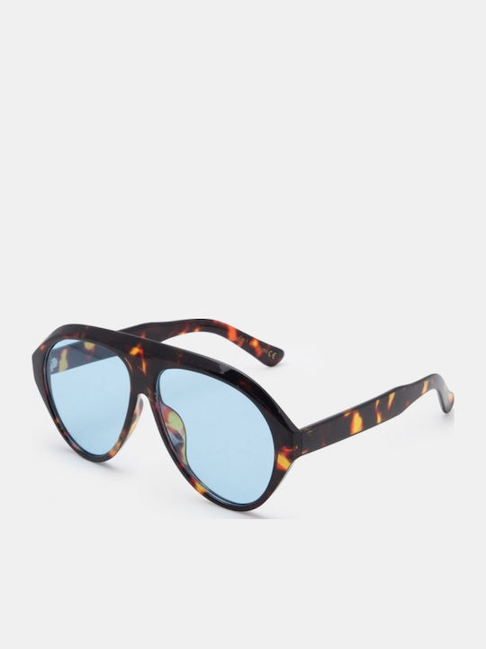 Luigi Light Blue Sunglasses With Frame Luigi Light Blue Sunglasses With Frame