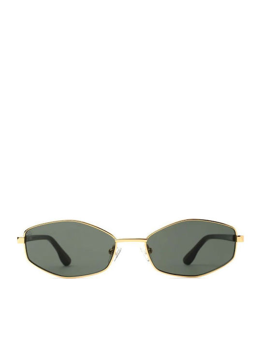 Faos Gold Sunglasses With Metallic Frame Faos Gold Sunglasses With Metallic Frame