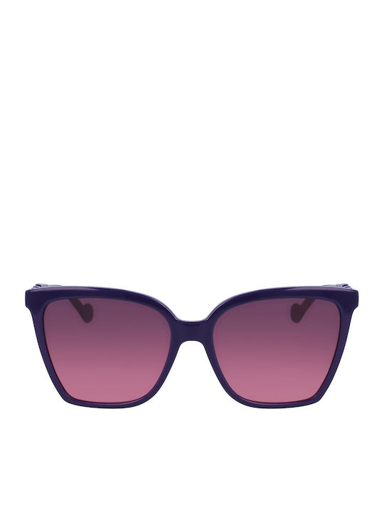 Liu Jo Woman Sunglasses With Purple Frame And Purple Lens