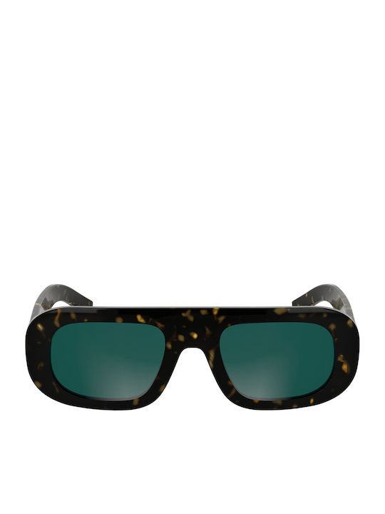 Karl Lagerfeld Men's Sunglasses with Brown Frame and Green Lens KL6188S-242