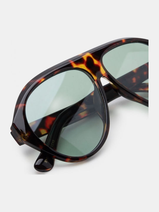 Luigi Unisex Sunglasses with Green Frame and Green Lens 4870731