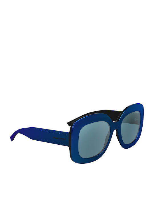 Karl Lagerfeld Women's Sunglasses with Blue Frame and Blue Lens KL6165S-400