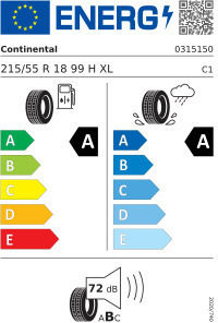 Continental Runflat 215/55R18 99S Sommerreifen für Passagierauto