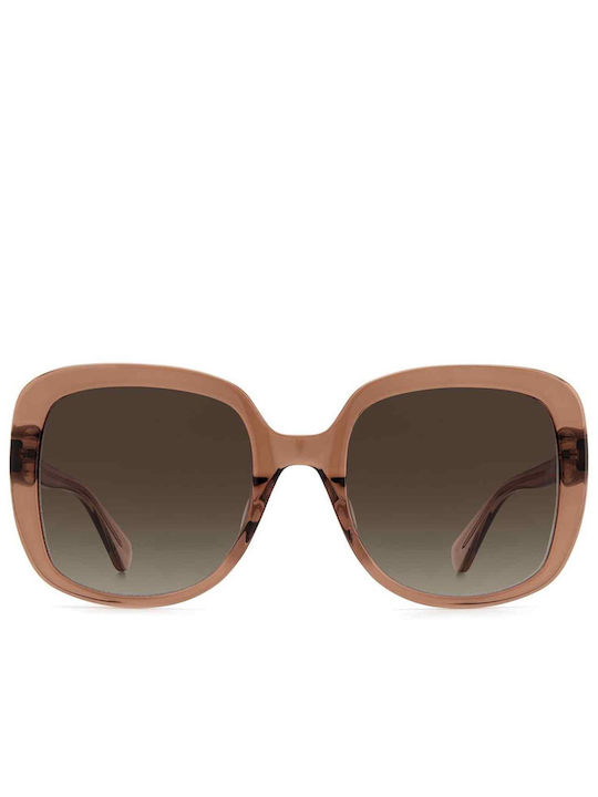 Kate Spade Unisex Sunglasses With Gray Horn-Rimmed Frame And Gray Lens KS-WENONA-2/G/S-C9B