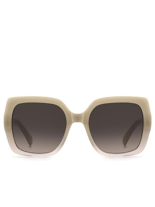 Kate Spade Sunglasses Beige with Horn-Rimmed Frame