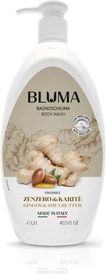 Creamy Shower Gel Ginger Shea Butter Fragrance Bluma Zenzero Karite 1.2 L