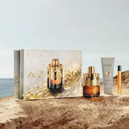 Azzaro Wanted Men's Set with Eau de Parfum and Shower Gel