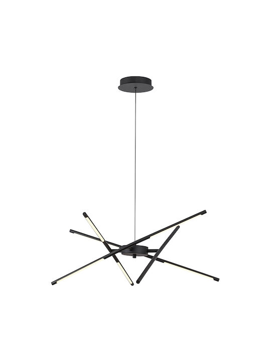 Rabalux Candelabru Suspendat Negru LED cu Lumină Albă Caldă