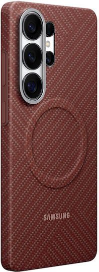 Samsung Carbon Magnet Back Cover Aramid Fiber 0.8mm Coral Galaxy S26 Ultra