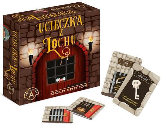 Board Game Escape from the Dungeon for 2-4 Players 8+ Years Old (PL) Alexander Toys